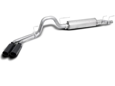 Gibson 21-24 Ford F150 Truck 5.0L 3 2.5in Cat-Back Dual Sport Exhaust System Stainless - Black Elite Online