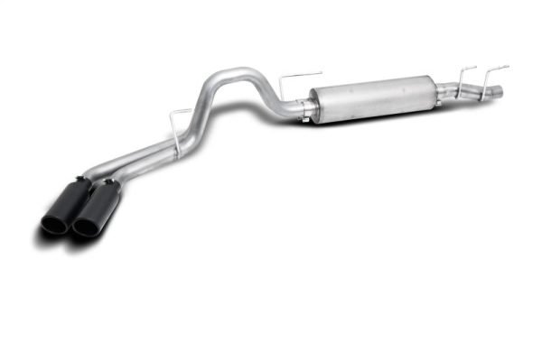 Gibson 21-24 Ford F150 Truck 5.0L 3 2.5in Cat-Back Dual Sport Exhaust System Stainless - Black Elite Online