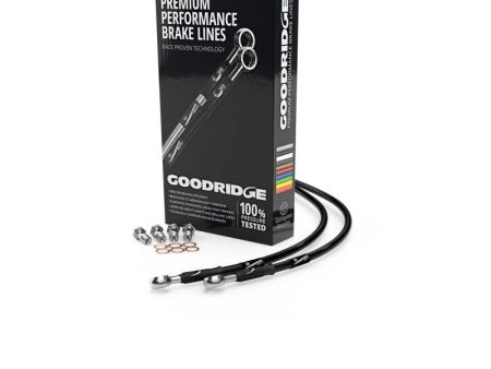 Goodridge 87-92 Honda CBR1000FH-FN Clutch Black Clutch Lines Online Hot Sale